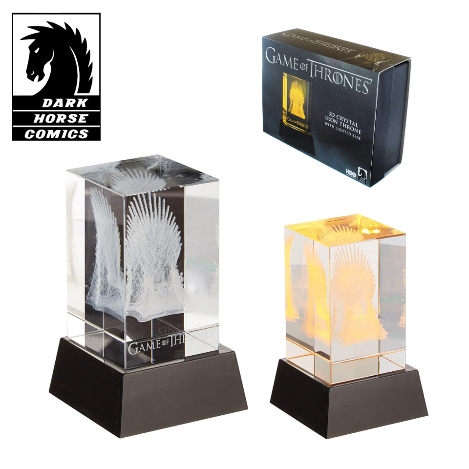 Game of Thrones - 3D Crystal Iron Throne with Illumination Base Statue –  Neverland Toys and Collectibles