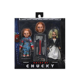 (NECA) Chucky - 7" Scale Action Figure - Ultimate Bride of Chucky "Chucky & Tiffany" 2-Pack