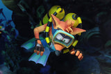 (NECA) Crash Bandicoot - 7" Action Fig - Deluxe Scuba Crash
