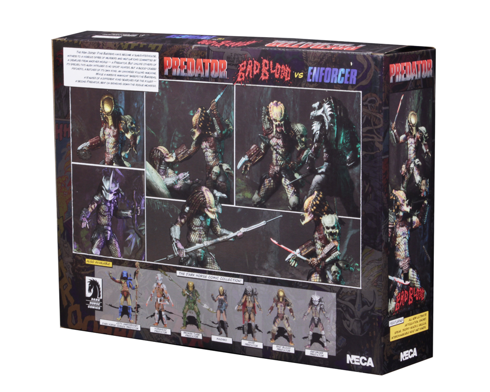 (NECA) Predator - 7" Scale Action Figure - Ultimate Bad Blood and Ultimate Enforcer 2 pack