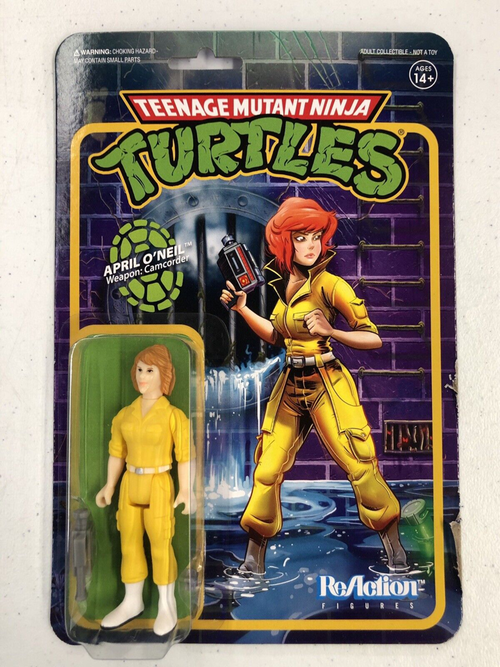 Super7 TMNT April Oneil Wave 2 Reaction Figure