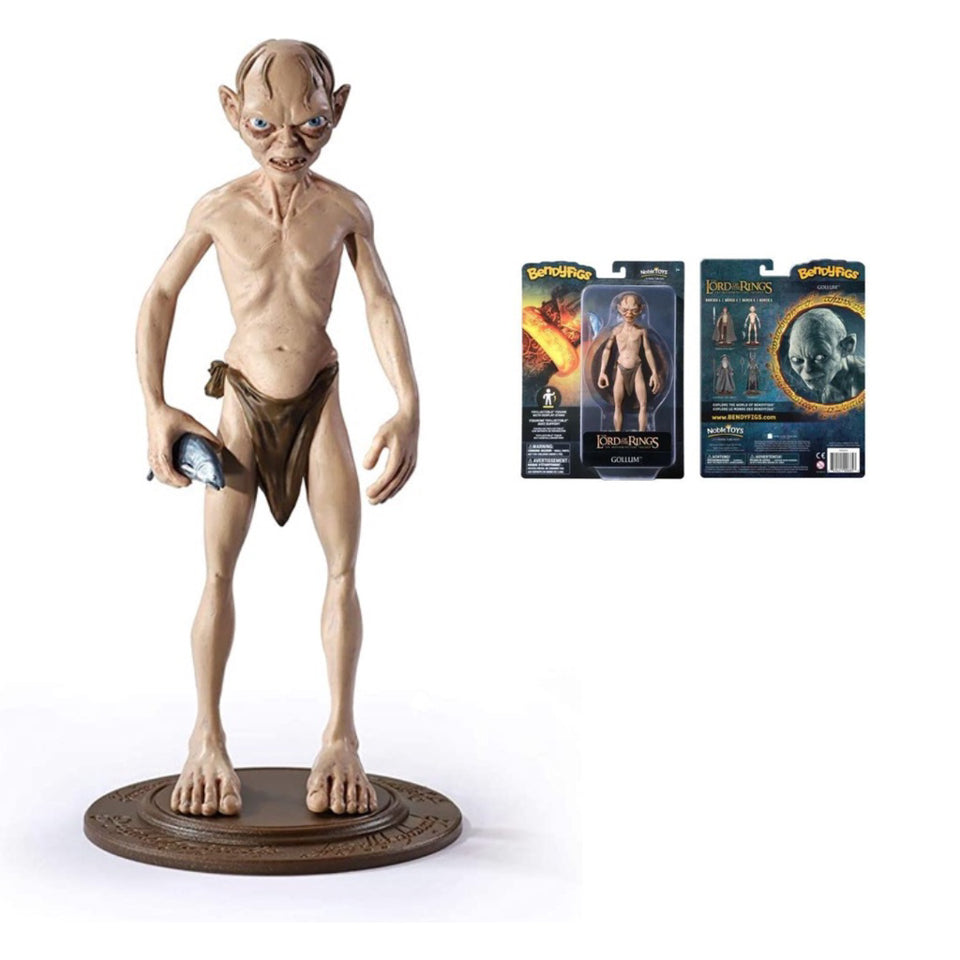 Noble Collection - Lord Of The Rings Gollum Bendy Figure 