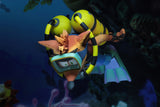 (NECA) Crash Bandicoot - 7" Action Fig - Deluxe Scuba Crash