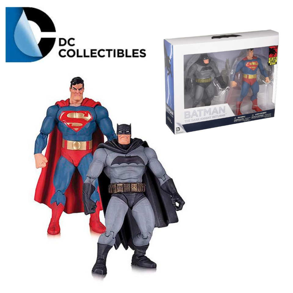  DC Collectibles The Dark Knight Returns: 30th Anniversary  Superman & Batman Action Figure (2 Pack) : Toys & Games