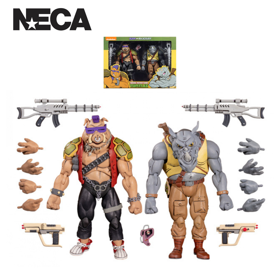 NECA Teenage Mutant Ninja Turtles Cartoon Series 2 Rockstedy Beb