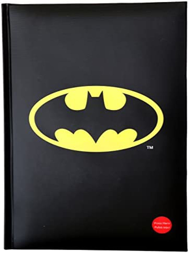 Batman Symbol Notebook With Light – Neverland Toys And Collectibles