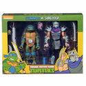 Image 11: (NECA) Teenage Mutant Ninja Turtles – 7” Scale Action Figure – Cartoon Leonardo vs Shredder 2 Pack