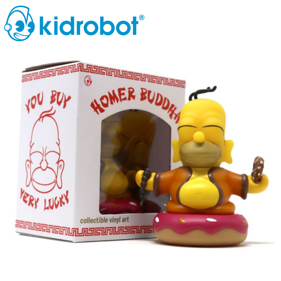 Simpsons Homer Buddha 3 Scale Vinly Fıgure Neverland Toys And Collectibles 0089