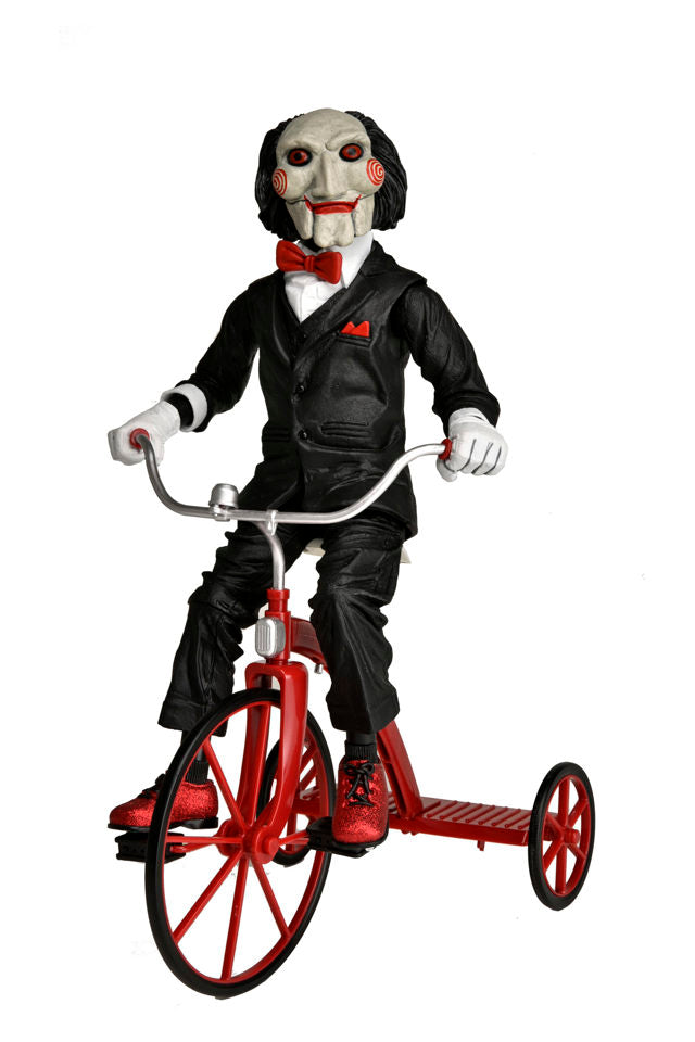 Saw 12" Action Figure w/sound riding Tricycle
