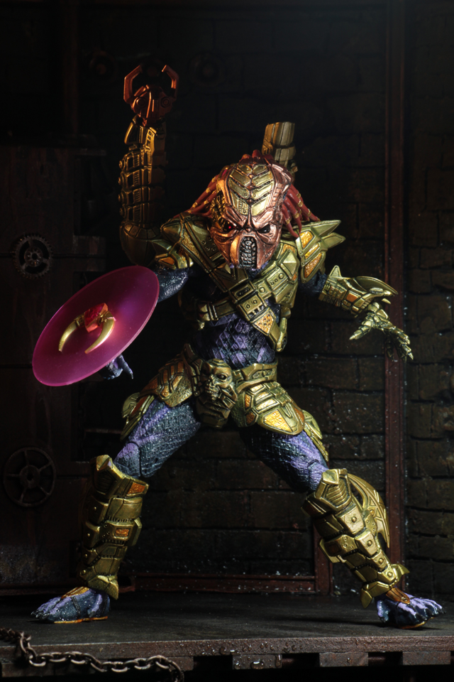 (NECA) Predator - 7" Scale Action Figure - Ultimate Lasershot Predator
