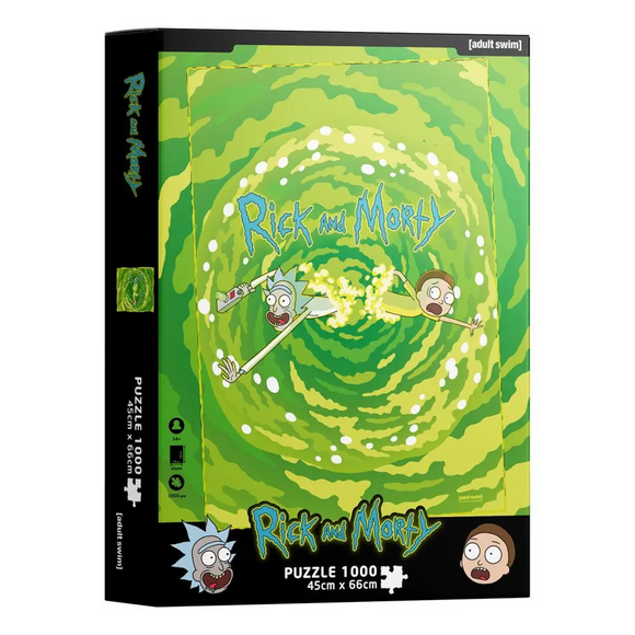 Rick and Morty Portal Puzzle 1000 Pieces