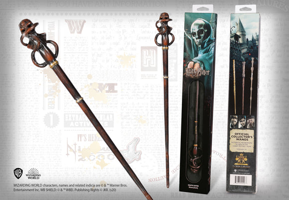 Noble Collection Harry Potter Death Eater Swirl Wand with Character Box