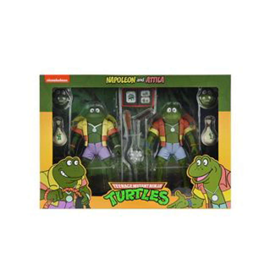 (NECA) Teenage Mutant Ninja Turtles Napoleon & Atilla Frog 2 pack 7” Scale Action Figure (Cartoon)