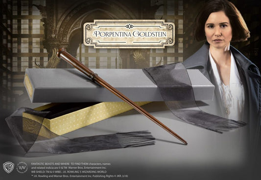 Noble Collection Fantastic Beasts Porpentina Goldstein's Wand with Ollivanders Box
