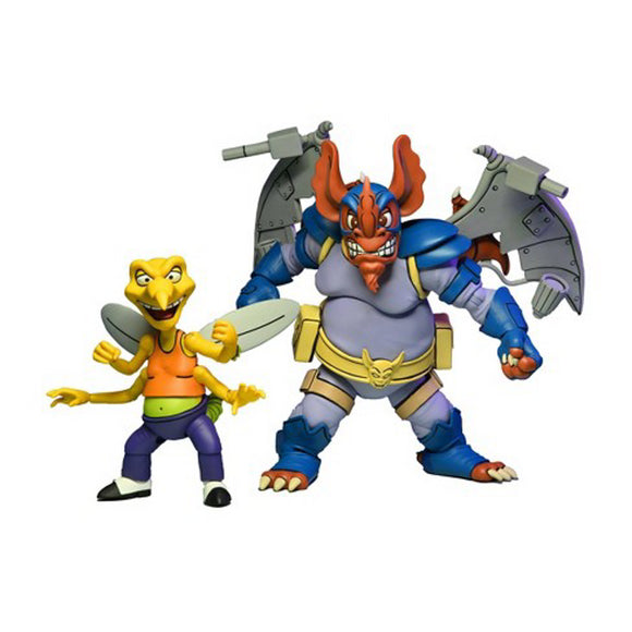 Teenage Mutant Ninja Turtles Wingnut and Screwloose Cartoon Series Figure Pack