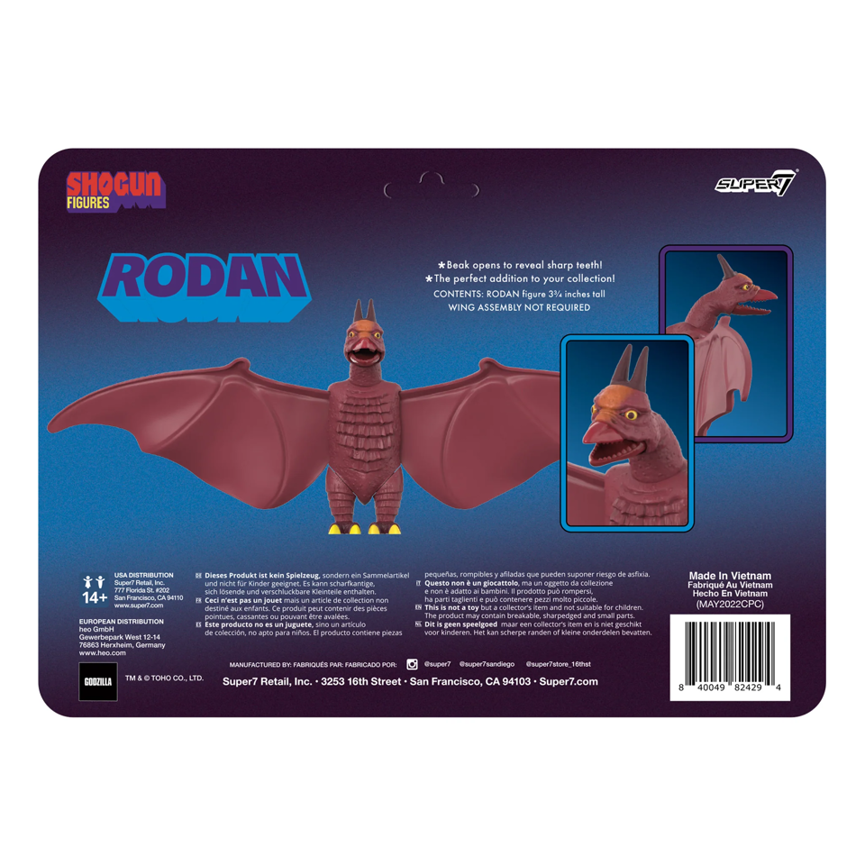Super7 Toho Godzilla Shogun Rodan Wave 1 Reaction Figure