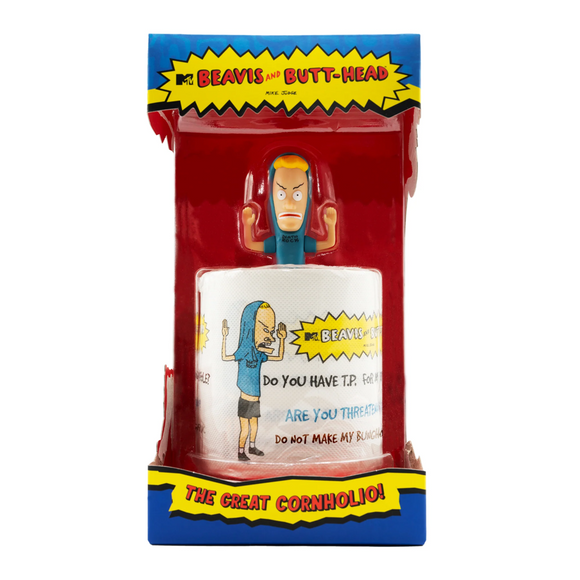 Super7 Beavis and Butt-Head The Great Cornholio Box Set with Toilet Paper