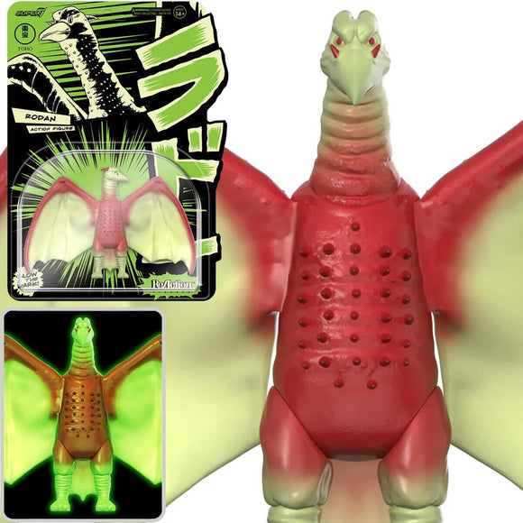 Super7 Shogun Rodan Glow Toho Wave 1 Reaction Figure