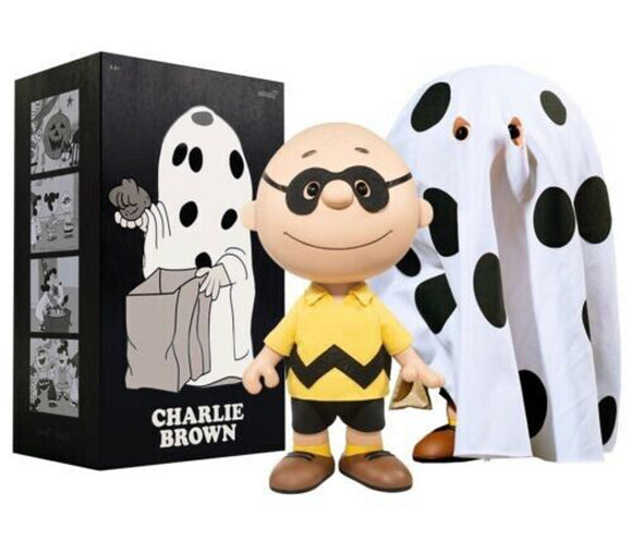 Super7 Peanuts Supersize Charlie Brown Ghost Sheet Figure