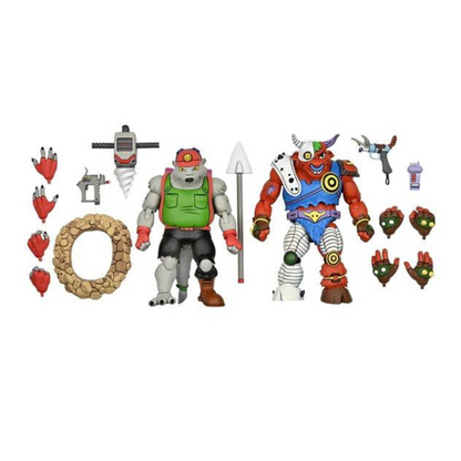 Teenage Mutant Ninja Turtles Dirtbag and Groundchuck Cartoon Series Figure Pack