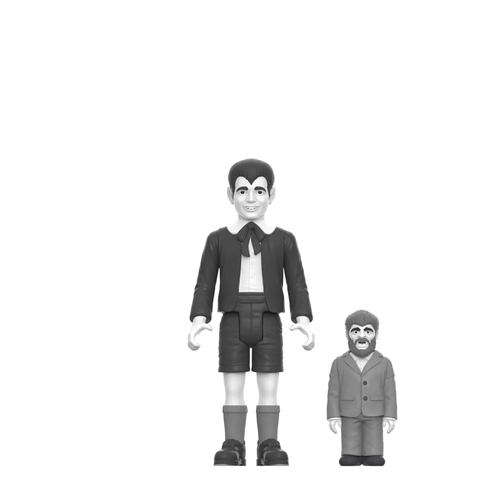 Super7 Munsters Eddie Munster (Grayscale) Wave 3 ReAction Figure