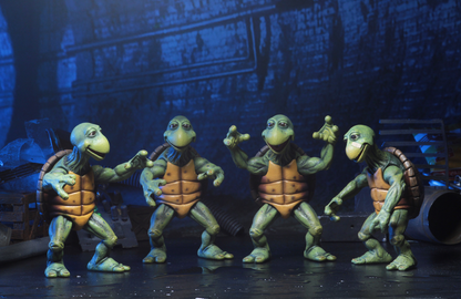 (NECA) Teenage Mutant Ninja Turtles (1990 Movie) - 1/4 Scale Action Figures - Baby Turtles Accessory Set
