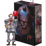 (NECA) IT - 7" Scale Action Figure - Ultimate “I Heart Derry” Pennywise (2017 Movie)