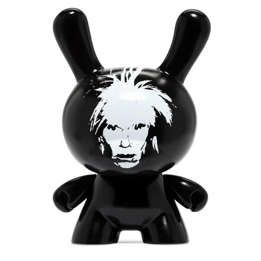 Andy Warhol Fright Wig Self Portrait 8" Monochrome Dunny