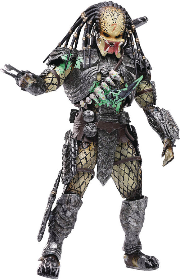 Hiya Toys AVP - Final Battle Scar Predator Action Figure Exquisite Mini Series 1:18