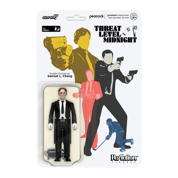 Super7 The Office Dwight Schrute as Samuel L. Chang Wave 1 ReAction Figure