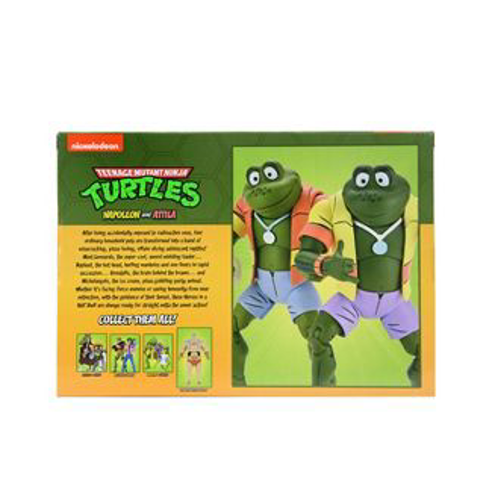 (NECA) Teenage Mutant Ninja Turtles Napoleon & Atilla Frog 2 pack 7” Scale Action Figure (Cartoon)