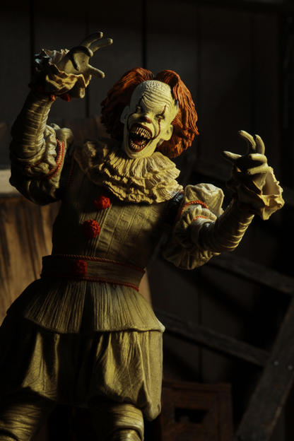 (NECA) IT - 7" Scale Action Figure - Ultimate Well House Pennywise