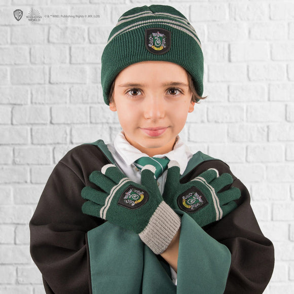 Cinereplicas Harry Potter Slytherin Beanie & Gloves Set XS and Kids