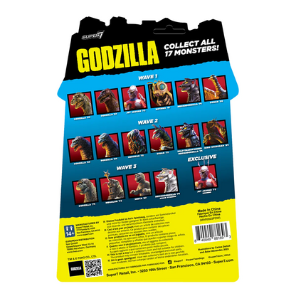 Super7 Toho Godzilla Jet Jaguar '73 Soaring ReAction Figure