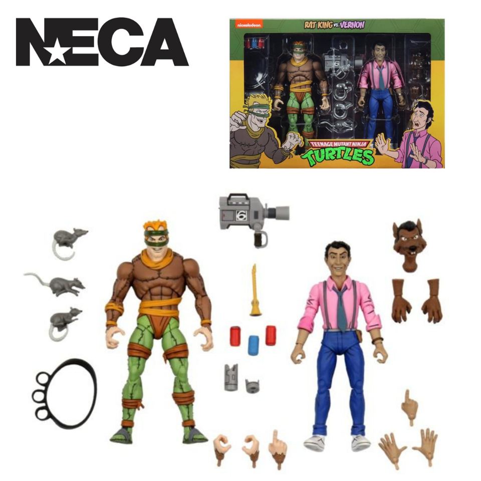 TMNT Rat King & Vernon 2 Pack (Cartoon) 7 Scale