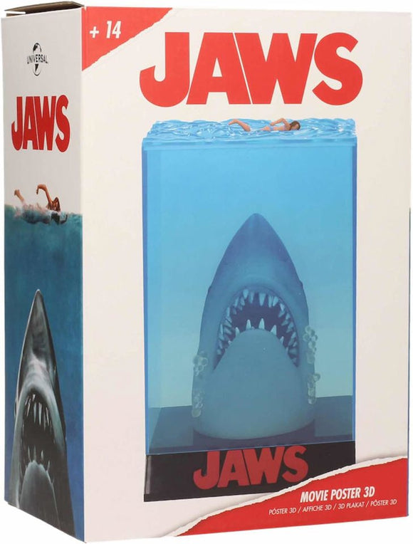 JAWS Movie Poster 3D Dioarama Figure