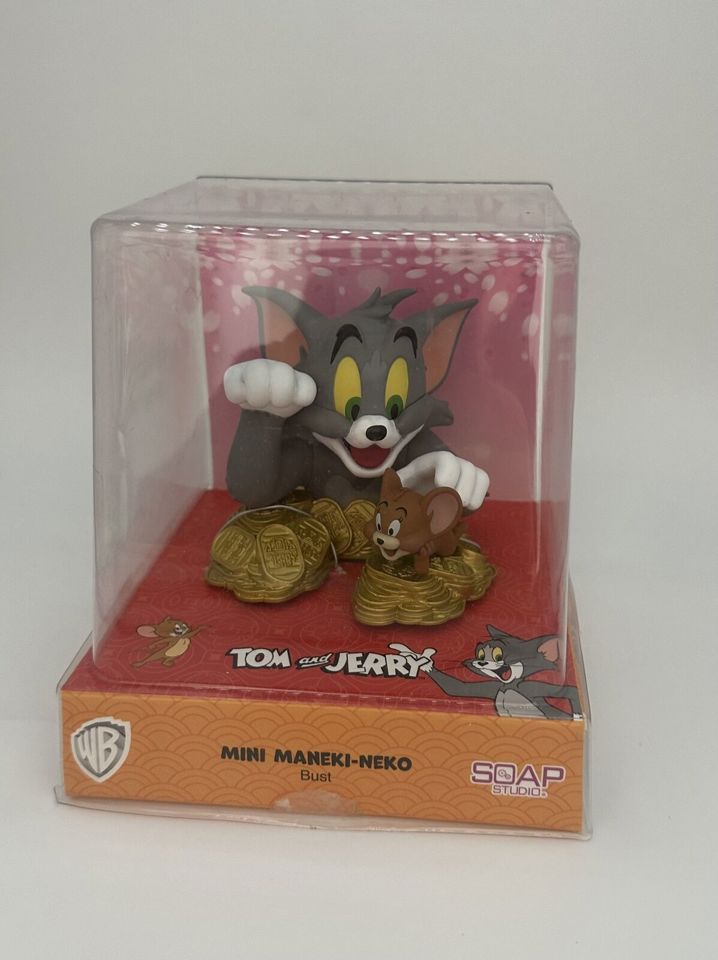 Soap Studio Tom and Jerry Mini Maneki-Neko Bust