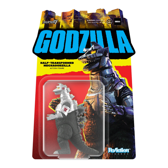 Super7 Toho Godzilla Half-Transformed Mechagodzilla ReAction Figure