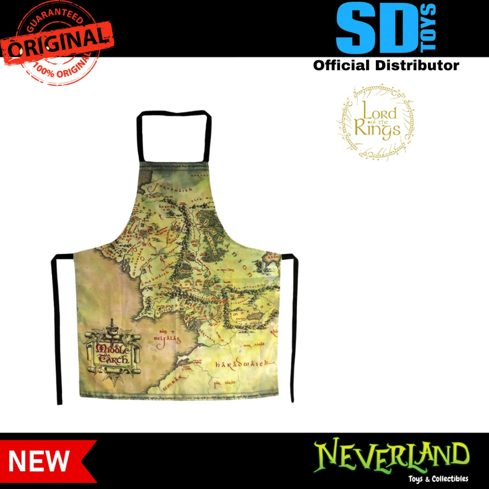 Lord of the Rings Map Apron