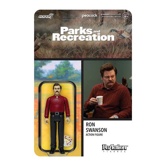 Super7 Parks and Recreation Ron Swanson Wave 1 ReAction Figure