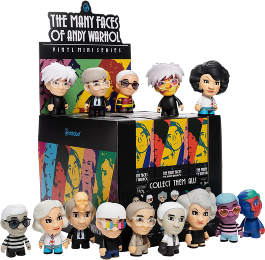 Andy Warhol 3" Many Faces of Andy Vinyl Art Mini Series Blindbox Figures