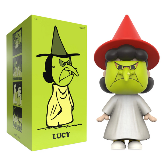 Super7 Peanuts Supersize Lucy in Witch Mask Vinyl Figure