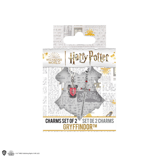 Cinereplicas Harry Potter Gryffindor Jewelry Charms Set of 2