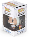 Back to the Future Doc Brown Bhunny 4" Stylized Figure with Collectible Keychain