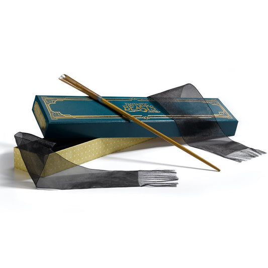 Noble Collection Fantastic Beasts Newt Scamander’s Wand with Ollivanders Box