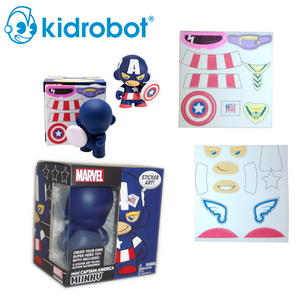 Kidrobot – Marvel - Munny Captain America DIY