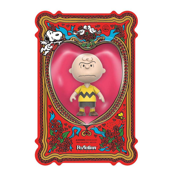 Peanuts I Hate Valentine's Day Charlie Brown ReAction Figure