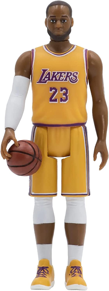 Super7 NBA Lebron James Lakers Supersports Reaction Figure