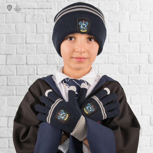 Cinereplicas Harry Potter Ravenclaw Beanie & Gloves Set XS and Kids