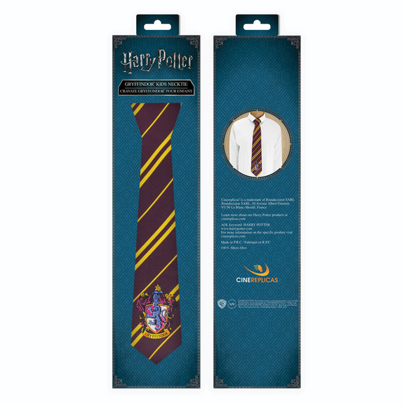 Cinereplicas Harry Potter Gryffindor Crest Necktie XS and Kids